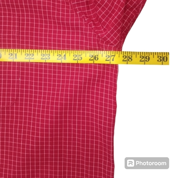 Antigua North Carolina State Windowpane Plaid Button Down Shirt Size XL - Picture 11 of 15